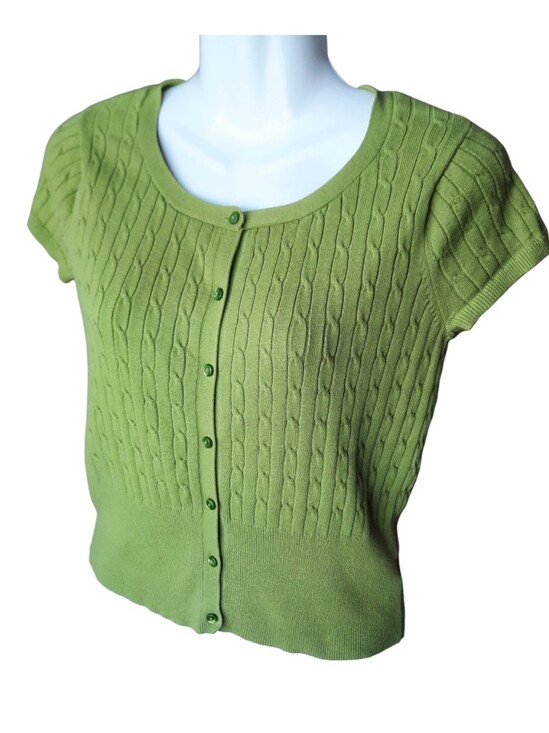 Merona Tops - Merona Cable Knit Short Sleeved Cardigan